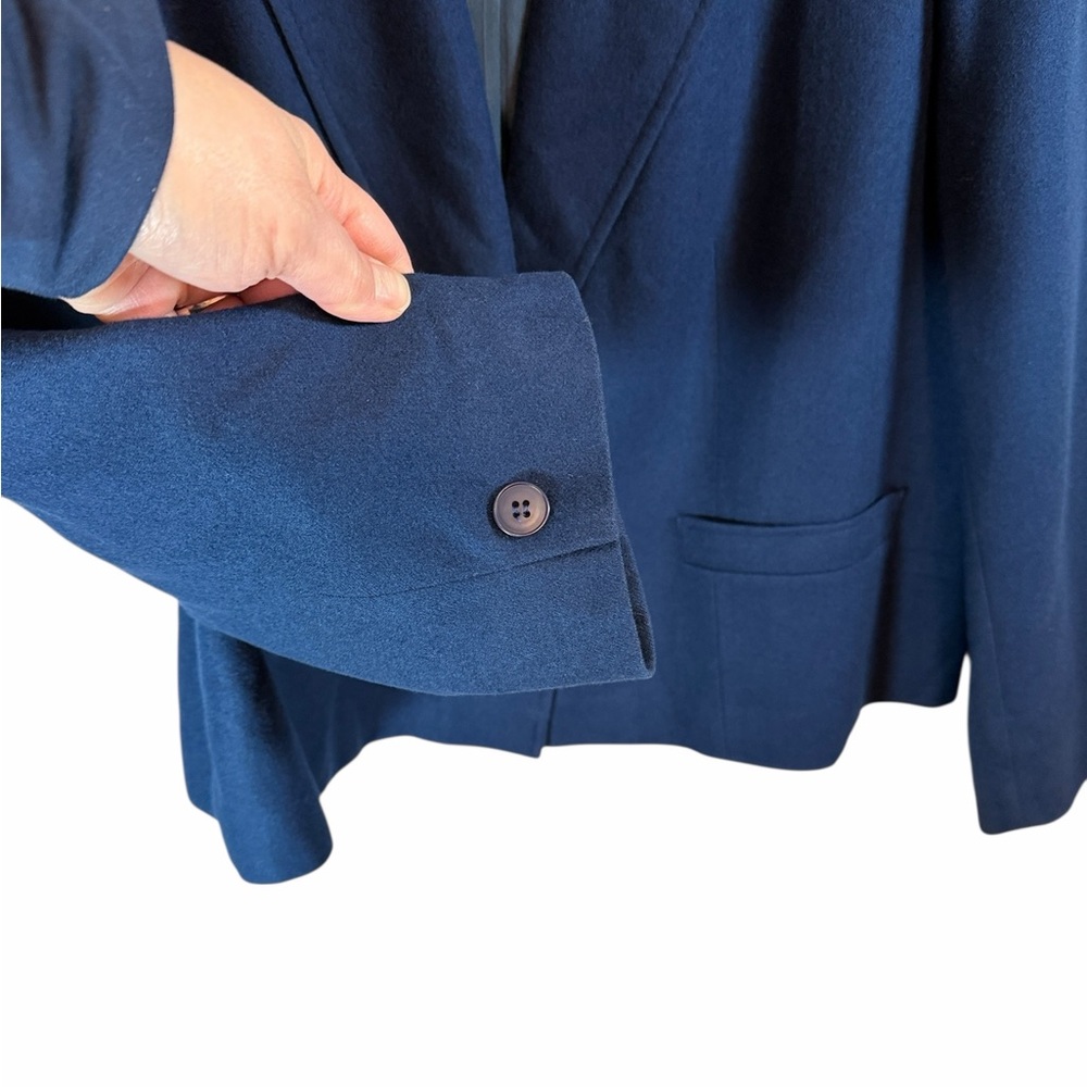 Vintage Pendleton Blue Single Button 100% Pure Vi… - image 4